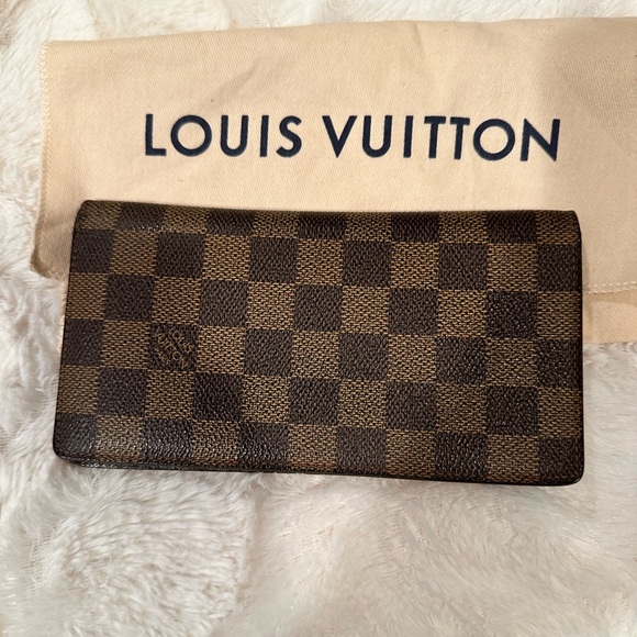 Louis Vuitton Damier Ebene long fold wallet- men or woman - Picture 1 of 8
